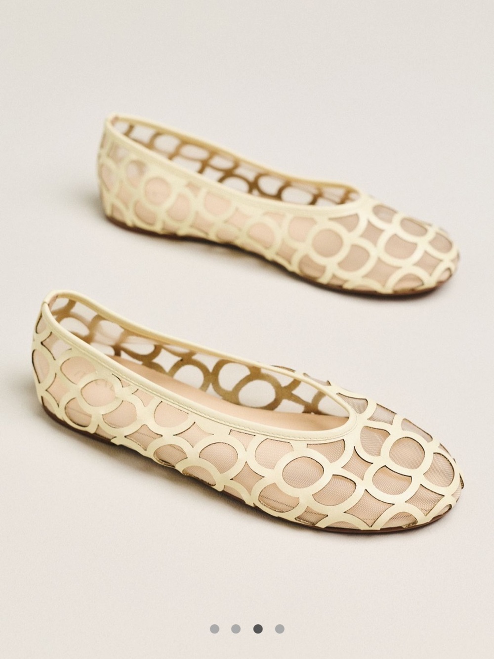 Maeve Circle Cutout Ballet Flats